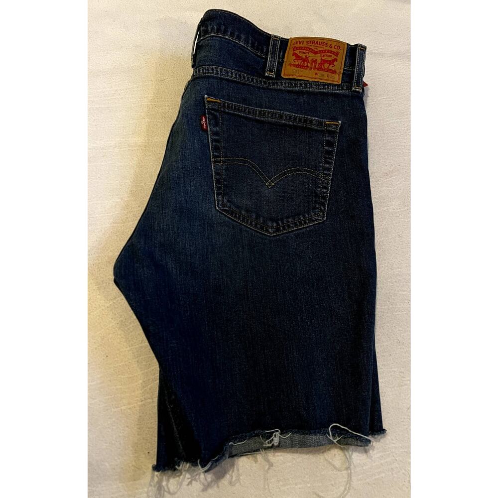 Levis Jean Shorts Men -511-Size:38 Blue Custom Cut‎ Jeans